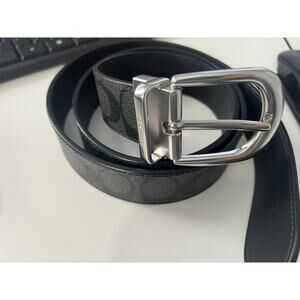 COACH AUTHENTIC Classic 38 MM in Graphite Silver-Hardware NWOT